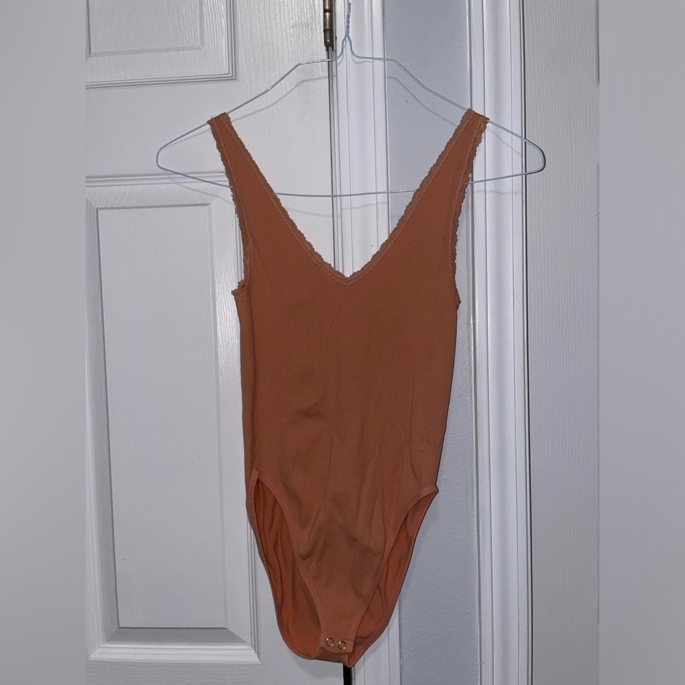 Peach bodysuit